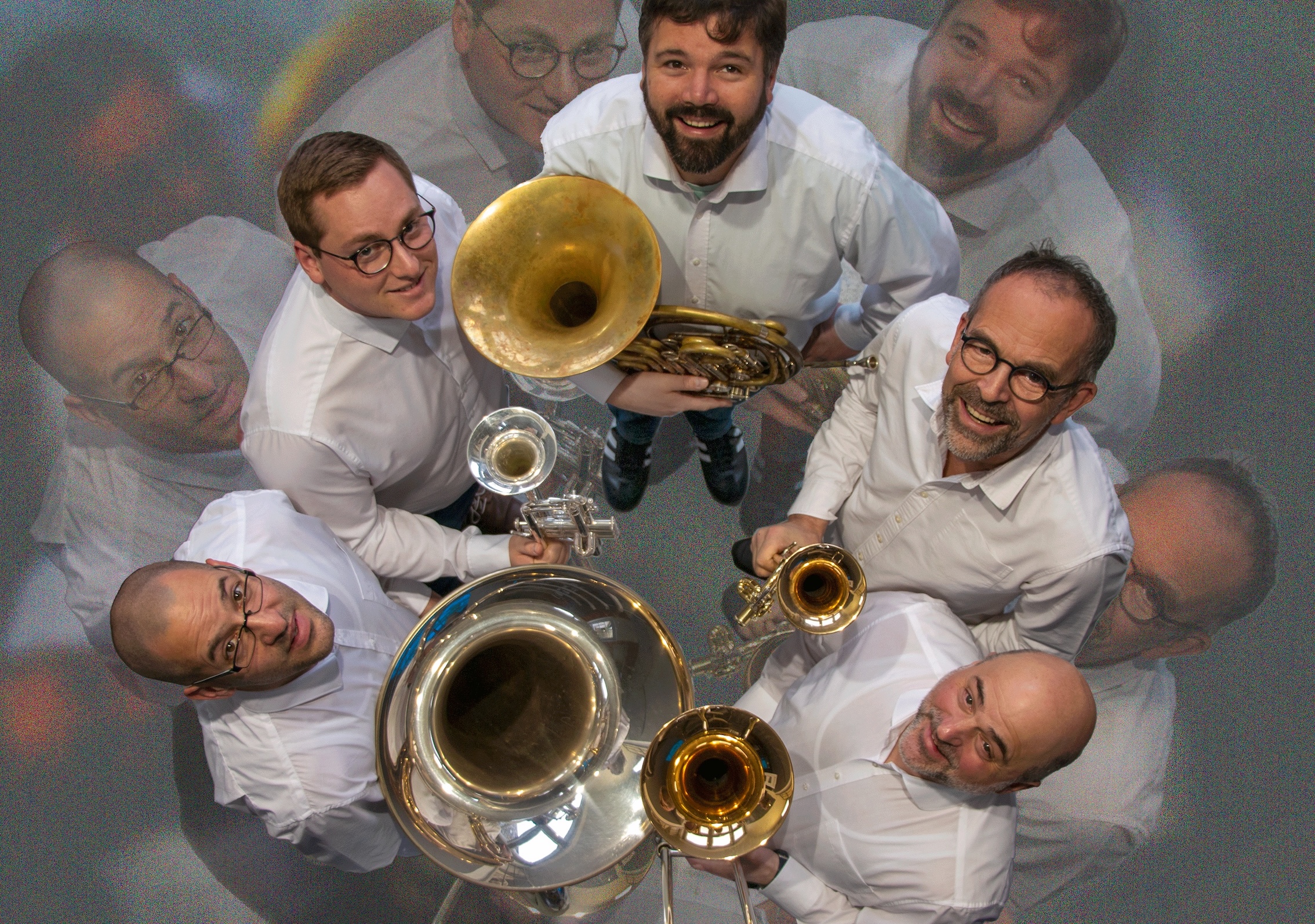 Foto des Blechbläserquintetts NOW Brass V
